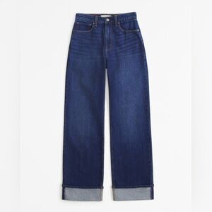 Abercrombie Size 26/2R Wide Leg Jeans w/ Cuff